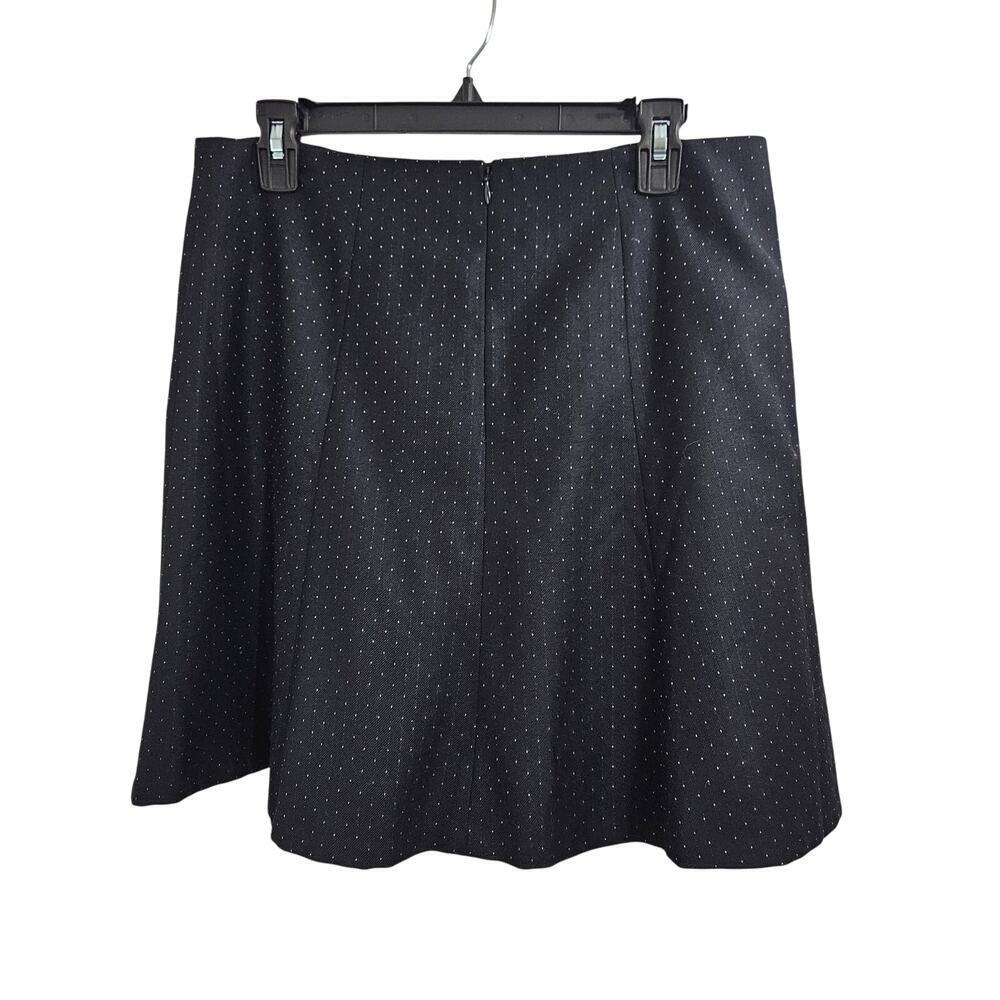 Ann Taylor Wool A-Line Polka Dot Knee-Length Skirt. Size 8 Medium - Picture 2 of 7